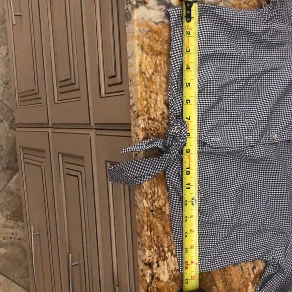 FINAL PRICE Express crop cowboy style tie front button down - Picture 7 of 7